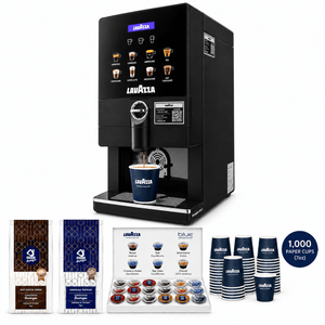 Lavazza LB 2600 Mini Vending Machine Bundle | 8 Drink Options | Office Coffee Solution - EuroCoffee