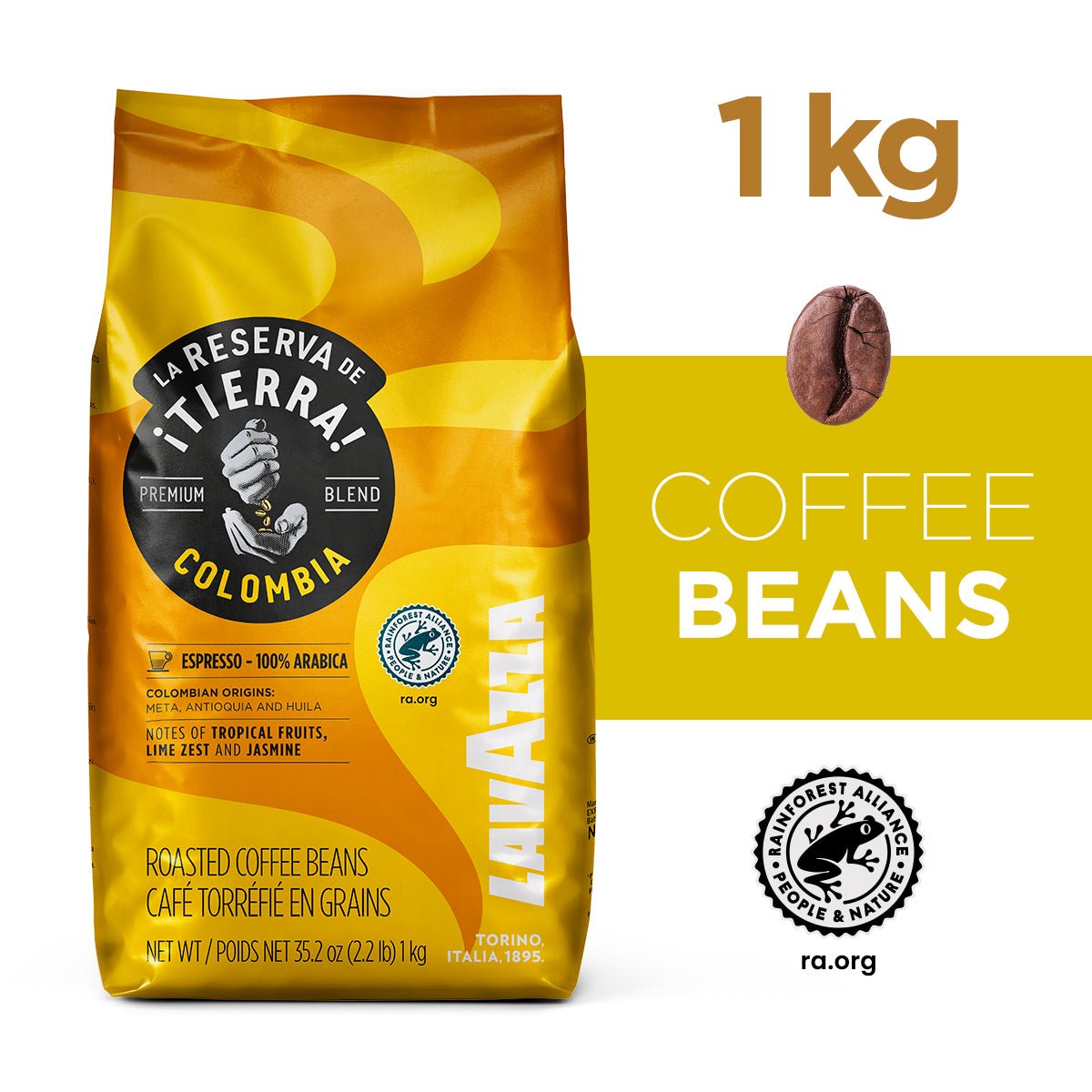 La Reserva de ¡Tierra! Colombia Beans - EuroCoffee
