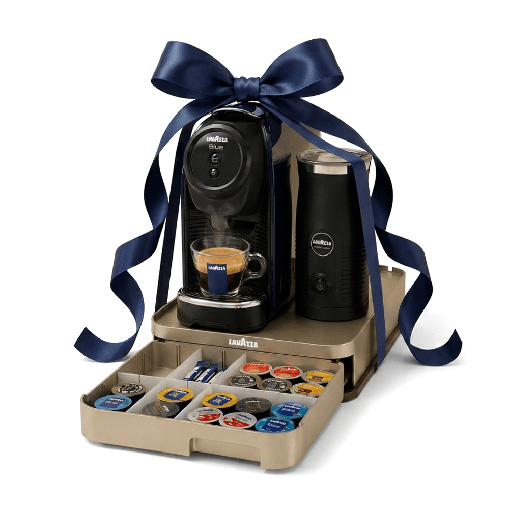 Lavazza Classy Mini LB300 Coffee Bundle – Espresso Machine, Milk Frother & Capsule Tray | Save AED 400 - EuroCoffee