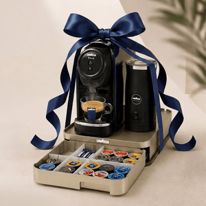 Lavazza Classy Mini LB300 Coffee Bundle – Espresso Machine, Milk Frother & Capsule Tray | Save AED 400 - EuroCoffee