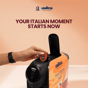 Lavazza limited - edition Trastevere design Coffee Machine + 25 Capsules - EuroCoffee