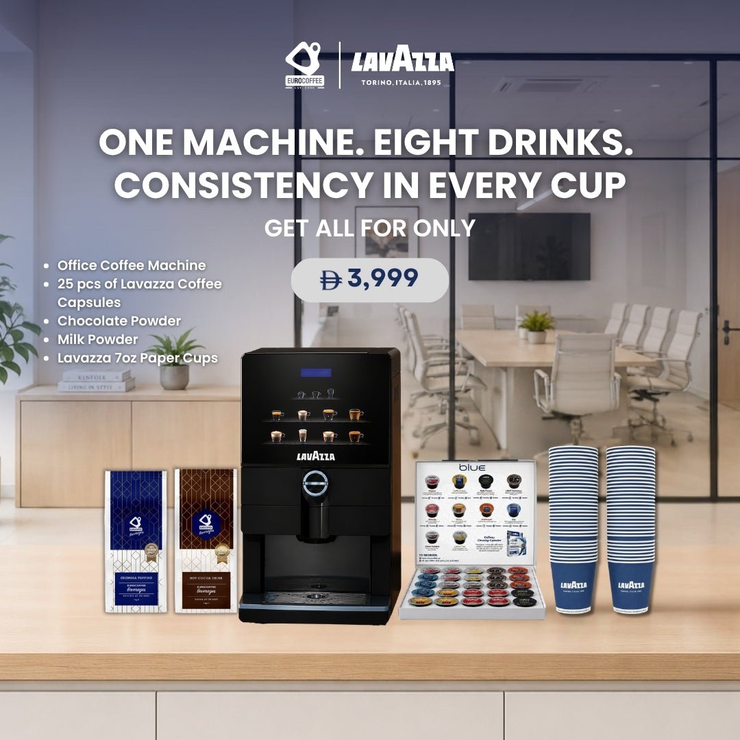 Lavazza Coffee Machine LB 2600 with 8 premium drinks - Bundle Offer - EuroCoffee