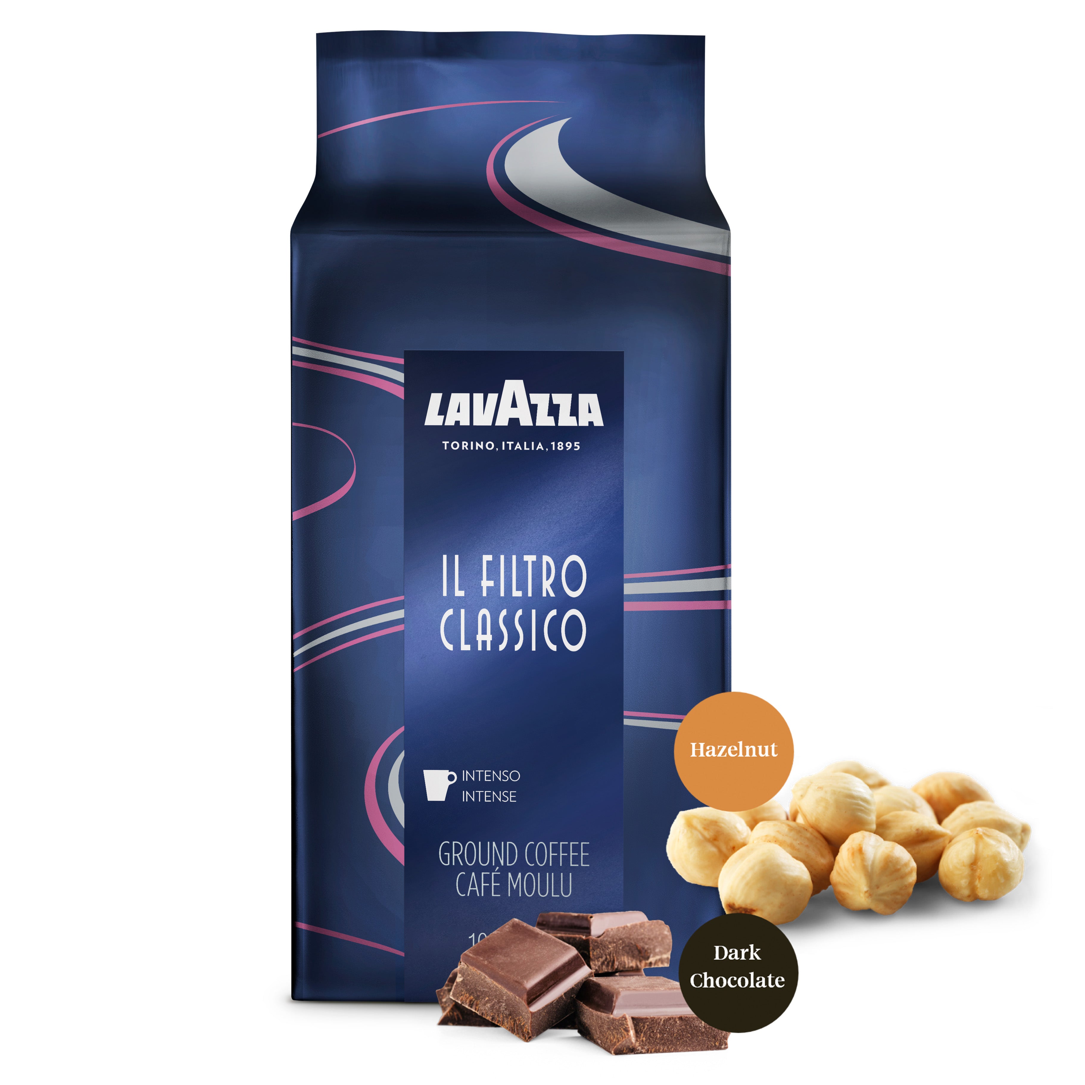 Filtro Classic Intense Ground Beans, 1kg - EuroCoffee