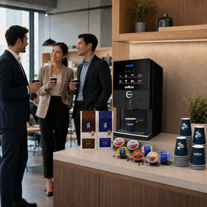 Lavazza LB 2600 Mini Vending Machine Bundle | 8 Drink Options | Office Coffee Solution - EuroCoffee