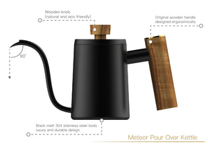 DHPO Meteor Goose Neck Kettle 600 ml - EuroCoffee