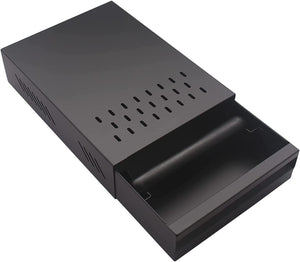 Eurocoffee Stainless - steel Knock Box Large Black - EuroCoffee