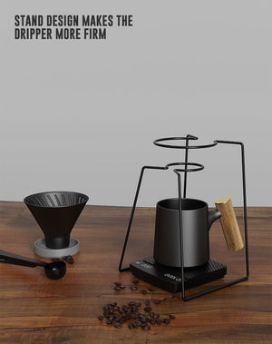 DHPO Stainless Steel Stand Pour Over Coffee Set - EuroCoffee
