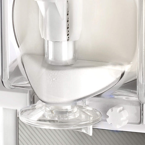 Frozen granita, creams and soft-ice cream dispenser with 2 bowls and touch screen