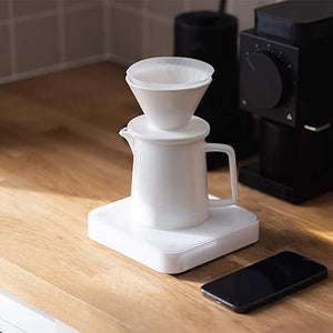 EuroCoffee Ceramic Coffee Maker Set (white) - EuroCoffee