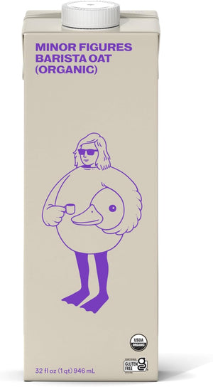 Minor Figures Organic Barista Oat Milk (1L x 6) - EuroCoffee