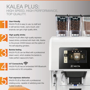NECTA Kalea Plus Automatic Espresso Machine - EuroCoffee