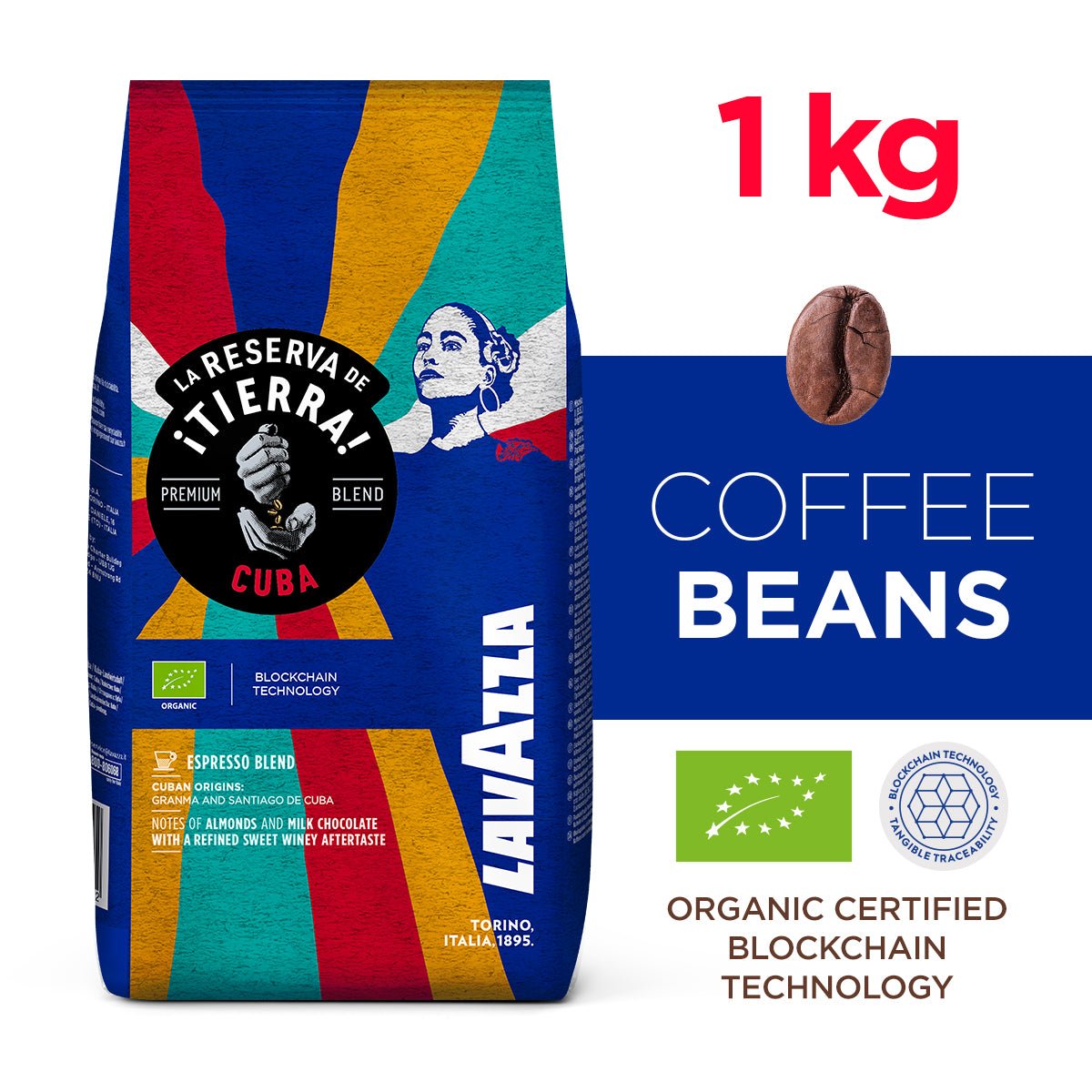 La Reserva de Tierra Cuba Organic Beans, 1Kg - EuroCoffee