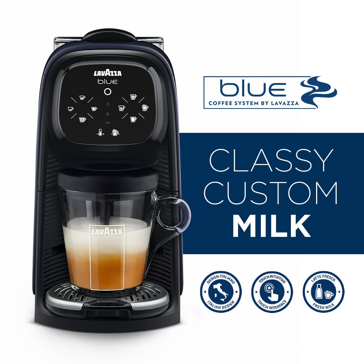 Lavazza Blue Classy Custom Milk Coffee Machine | LB 1050 - EuroCoffee
