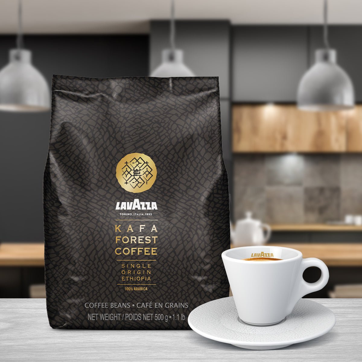 ★coffee Lavazza Kafa Forest Beans 1 Kg | Single Origin Coffee | Dubai