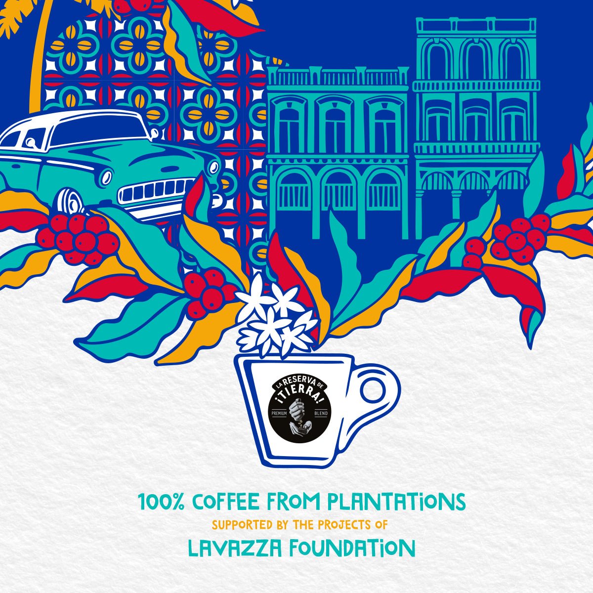 La Reserva de Tierra Cuba Organic Beans, 1Kg - EuroCoffee