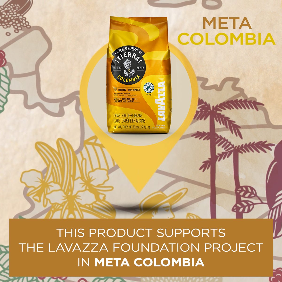 La Reserva de ¡Tierra! Colombia Beans - EuroCoffee