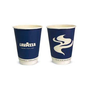 Lavazza Paper Cups 12oz Double Wall (500pcs) - EuroCoffee