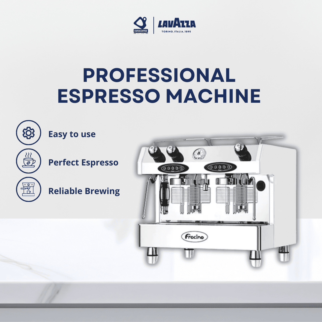 Fracino Bambino 2 Group Machine + Tron Grinder + Barista Kit - Bundle Offer - EuroCoffee