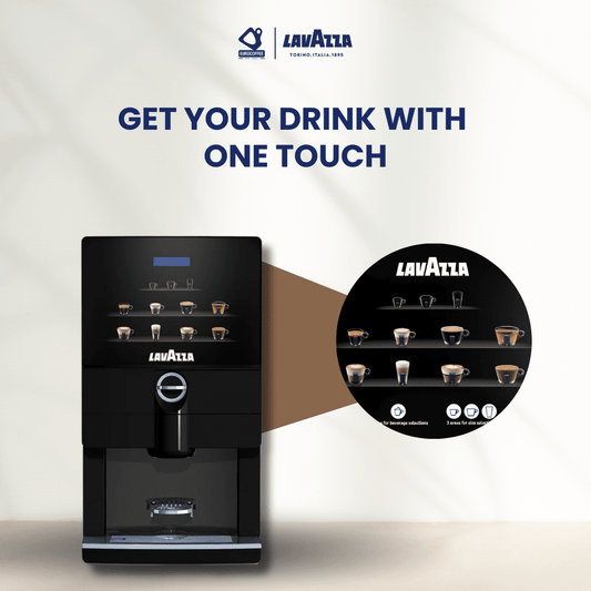 Lavazza Coffee Machine with 8 premium drinks - Bundle Offer - EuroCoffee