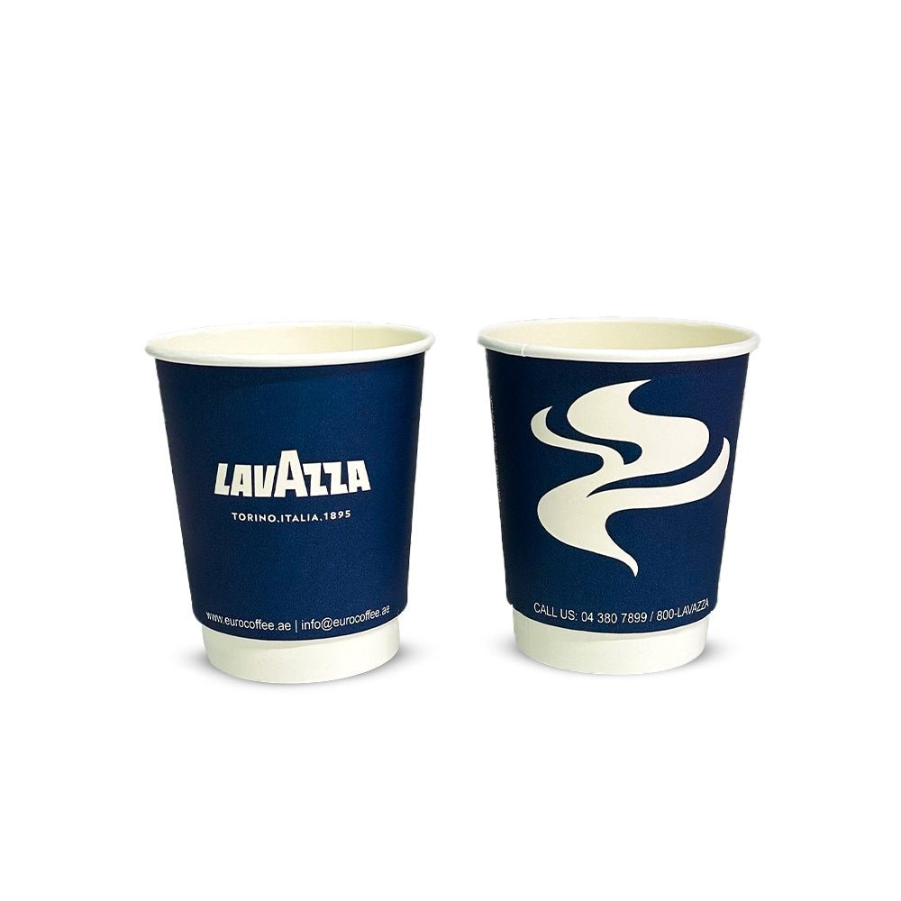 Lavazza Paper Cups 8oz Double Wall (500pcs) - EuroCoffee