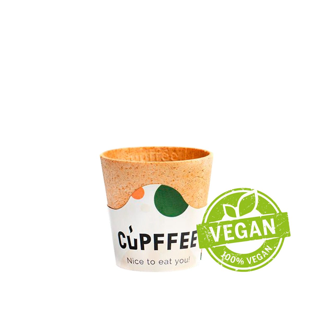 Cupffee - The Cup You Can Eat with Your Coffee! (110ml Box of 200 pcs) - EuroCoffee