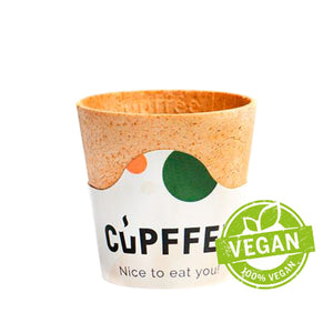 Cupffee - The Cup You Can Eat with Your Coffee! (220ml Box of 240 pcs) - EuroCoffee