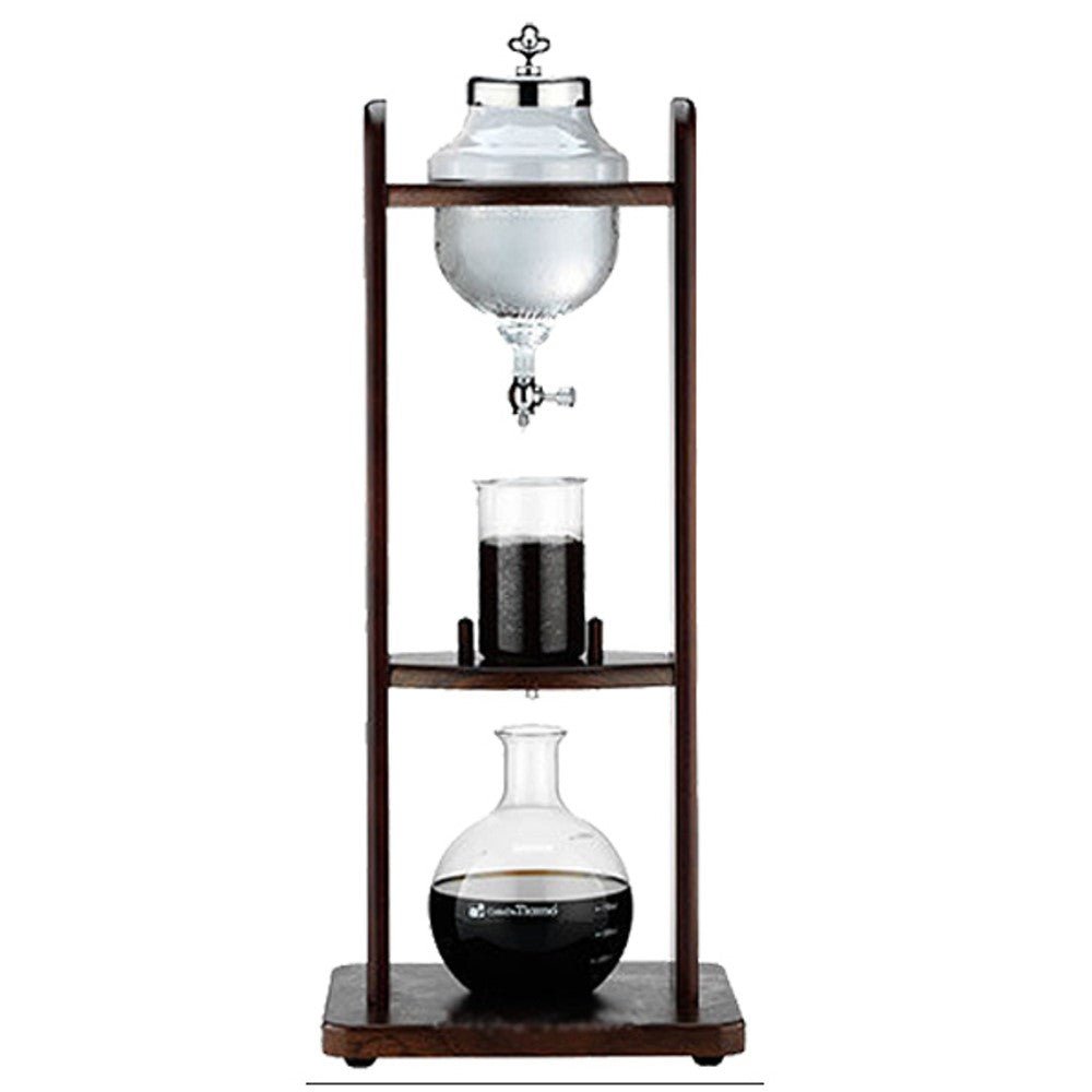 Tiamo Cold Brew Coffee Dripper Tower 10 cups Wooden (Copy) - EuroCoffee