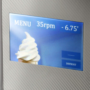 Frozen granita, creams and soft - ice cream dispenser with 1 bowl and touch screen - EuroCoffee