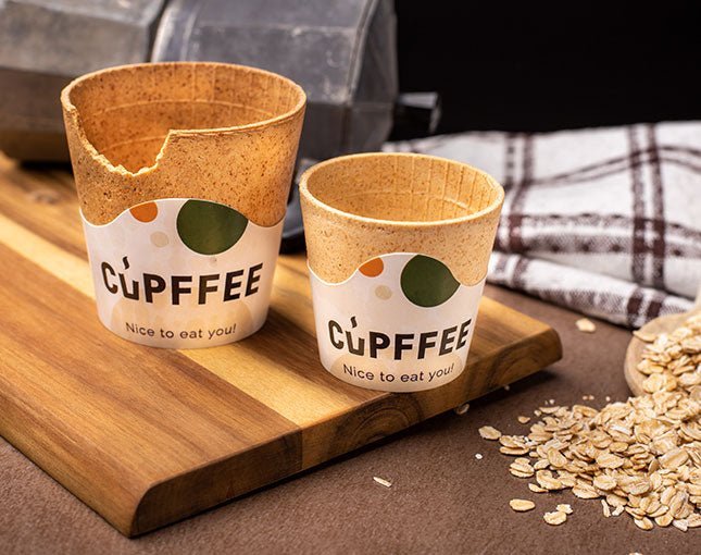 Cupffee - The Cup You Can Eat with Your Coffee! (220ml Box of 240 pcs) - EuroCoffee