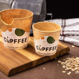 Cupffee - The Cup You Can Eat with Your Coffee! (220ml Box of 240 pcs) - EuroCoffee