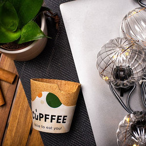 Cupffee - The Cup You Can Eat with Your Coffee! (Box of 200 pcs) - EuroCoffee