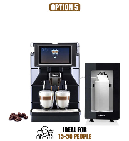 Saeco Magic M1, Automatic Espresso Machine with FR7L Fridge ( Beans )