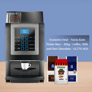 Necta Koro Prime Max + 10kg - Coffee, Milk and Hot Chocolate - 11,775 AED - EuroCoffee
