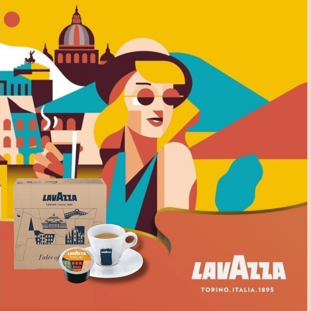 Lavazza Blue Roma Single Coffee Capsules - EuroCoffee