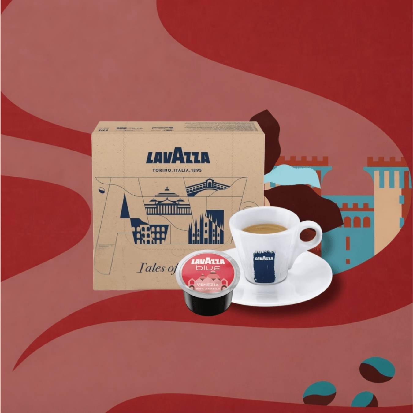 Lavazza Blue Venezia Single Coffee Capsules - EuroCoffee