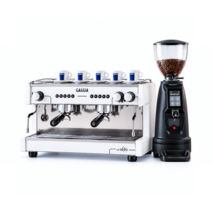 Gaggia Vetro 2 Group Tall Coffee Machine & MACAP MI40 Grinder Bundle - EuroCoffee