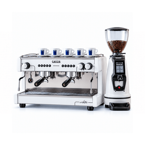 Gaggia Vetro 2 Group Tall Coffee Machine & MACAP MI40 Grinder Bundle - EuroCoffee