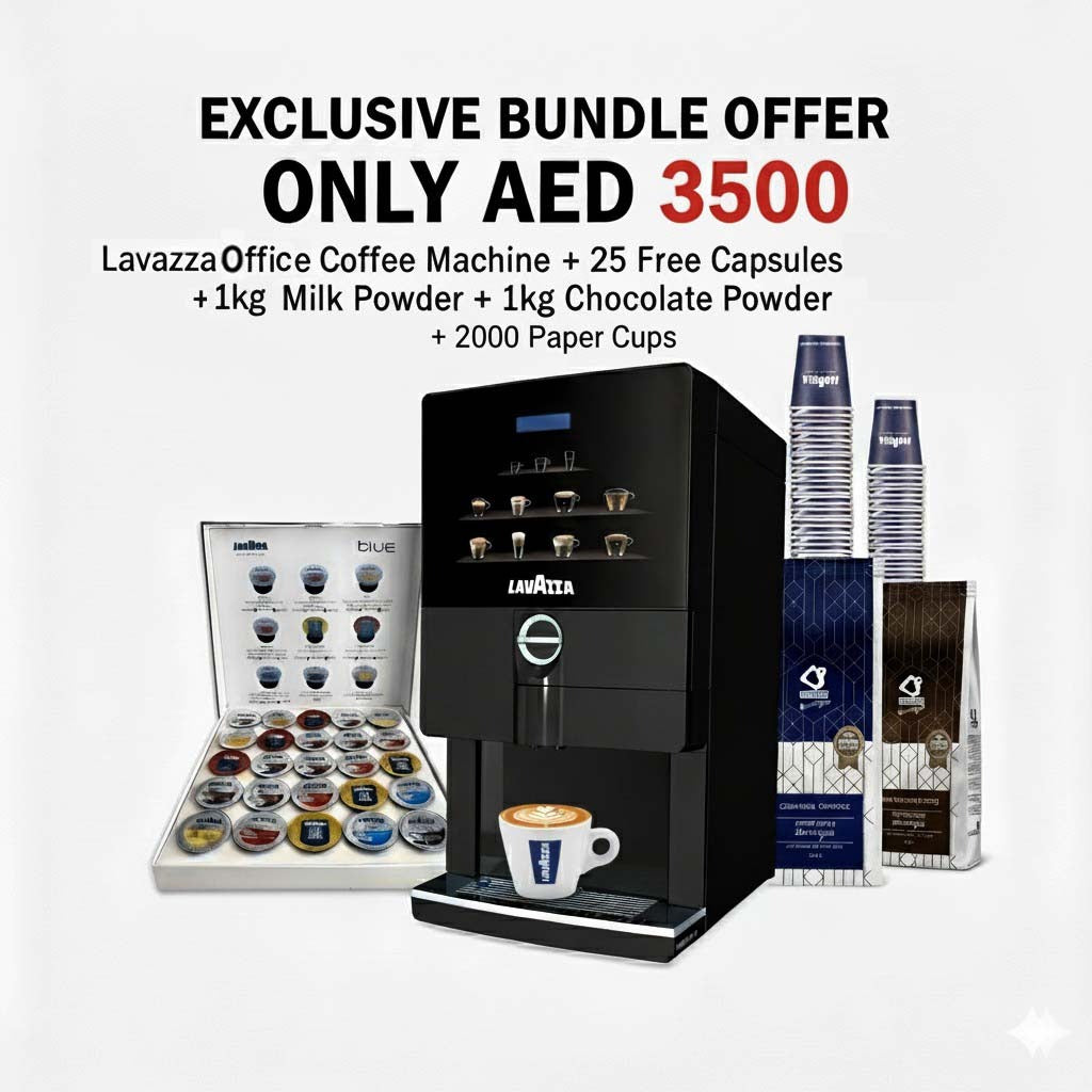 Lavazza Coffee Machine with 8 premium drinks - Bundle Offer