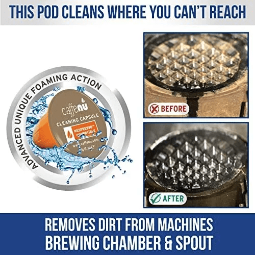 Caffenu Nespresso Cleaning Capsules (Box of 5 capsules) - EuroCoffee