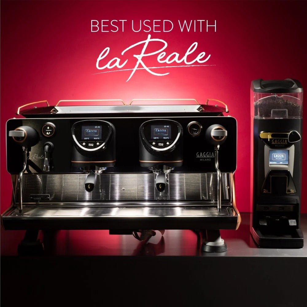 Bundle Offer | GAGGIA MILANO - La Reale 2 Group Espresso Machine + Gaggia G10 Grinder - EuroCoffee
