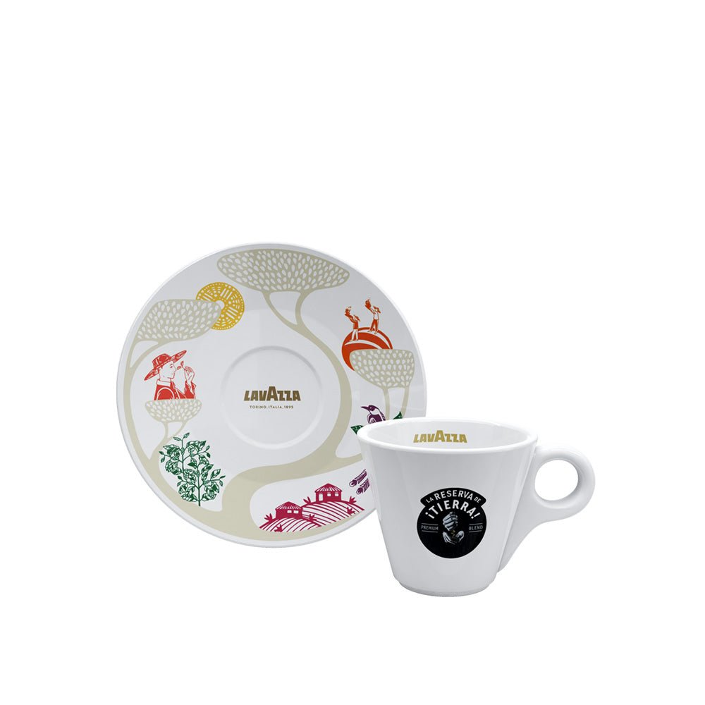 LAVAZZA La Reserva De Tierra Espresso Saucer & Cup - EuroCoffee