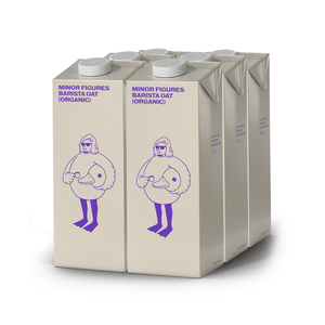 Minor Figures Organic Barista Oat Milk (1L x 6) - EuroCoffee
