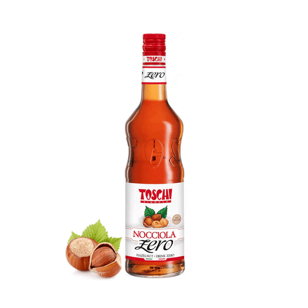 TOSCHI Hazelnut Zero+ Syrup (750ml) - EuroCoffee