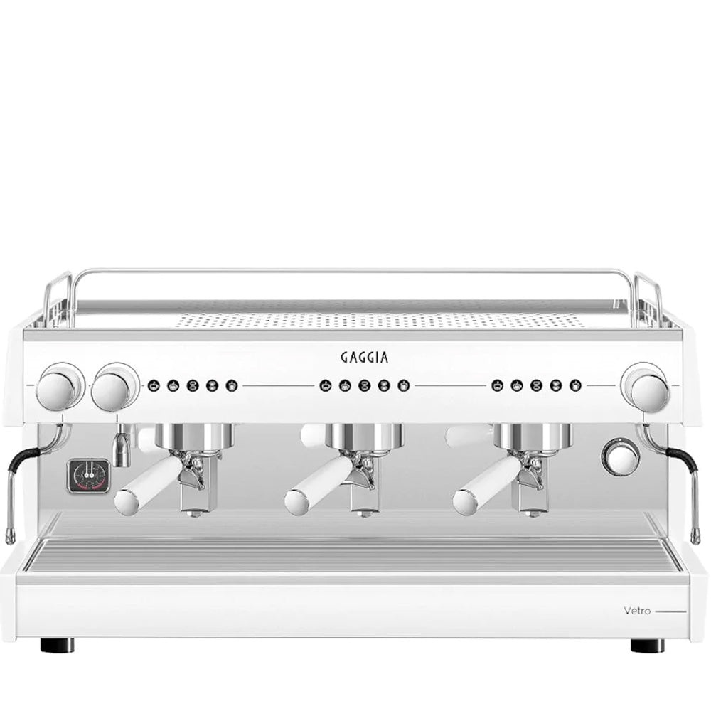Gaggia Vetro 3 Group Standard White Espresso Machine