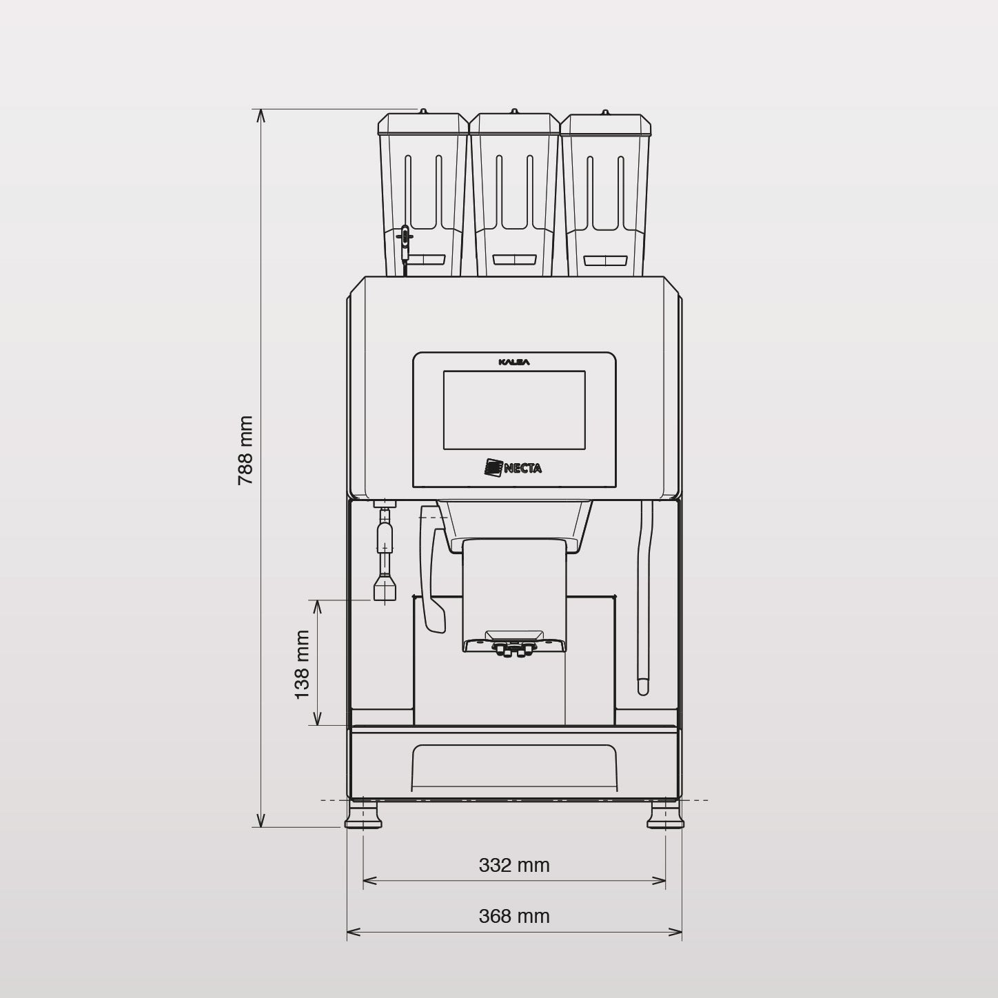 NECTA Kalea Plus Automatic Espresso Machine - EuroCoffee