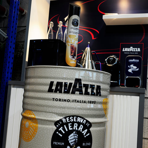 Lavazza Nitro Brew System including Steel oil drum