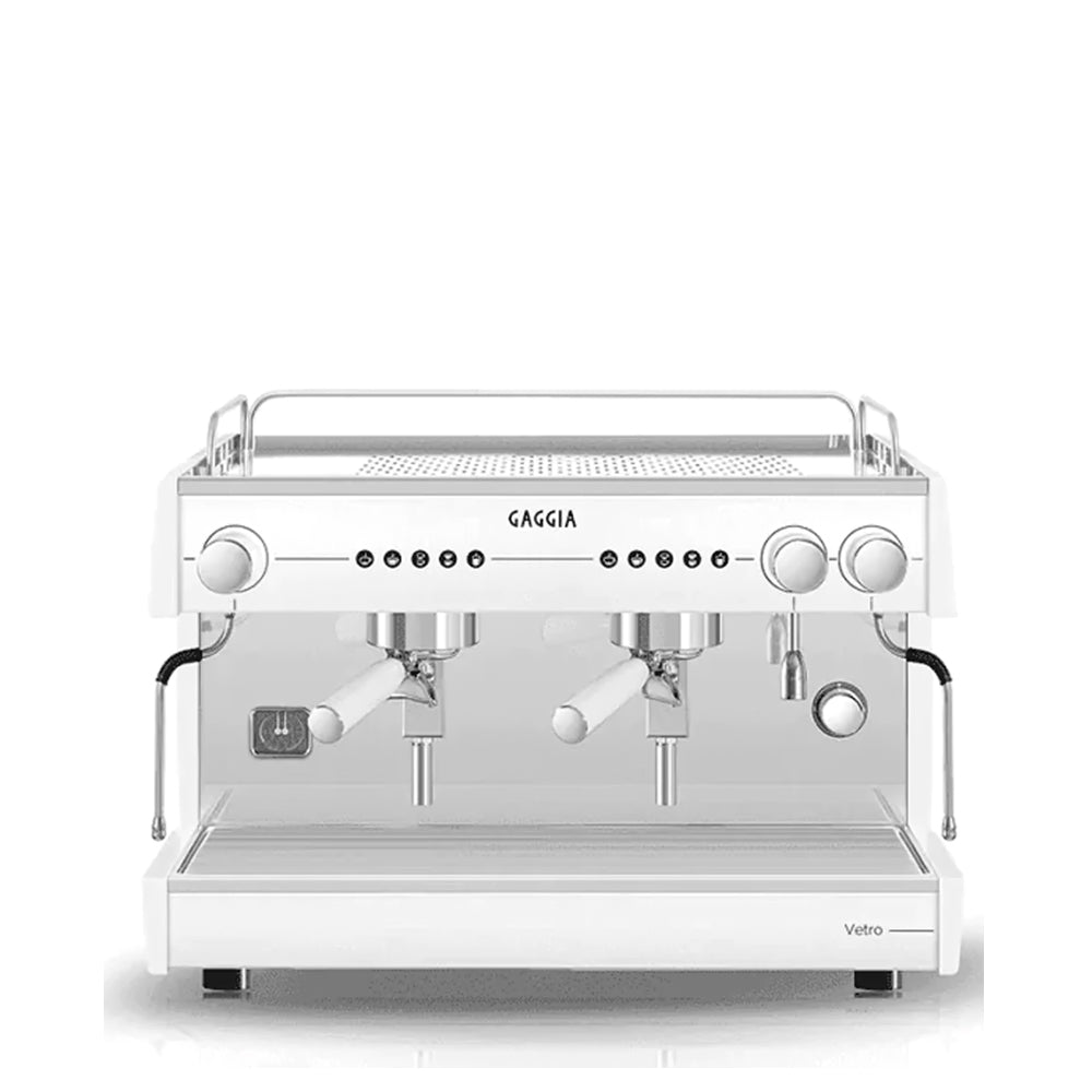 Gaggia Vetro 2 Group White Espresso Machine - EuroCoffee